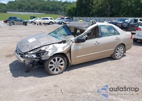 2007 Honda Accord 3.0 Ex из США, поврежденный, VIN 1HGCM66557A08502